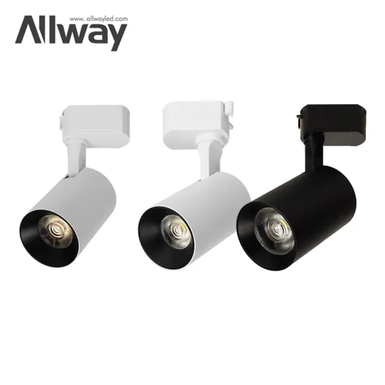 ALLWAY Commercial Grade Modern CCT Focus Adjustable Spotlight: 10W, 20W, 30W COB LED Track Lighting