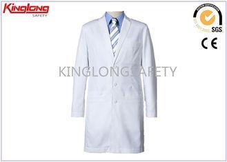 Comfortable Hospital Staff Medical White Workwear With Butt