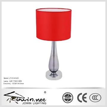 red fabric fashion cabin table lighting