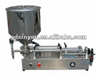 DGJ-II Horizontal self-suction shower jel shampoo filling machine
