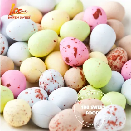 Chocolate Flavor Mini Eggs - 500g Bag for Easter Decoration