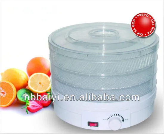 3 high tray with adjustable temperature food dehydrator