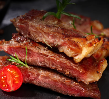 Mellow and rich hotel restaurant beef paste