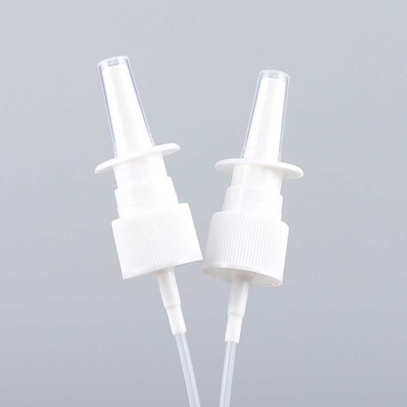Hôpital professionnel 20 mm 18 mm Pompe de pulvérisateur nasal à la brume blanche