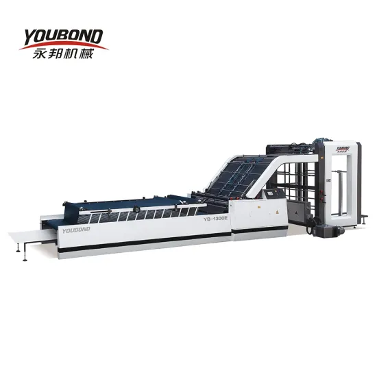 Youbond 1300E/1450E/1650E Automatic Flute Laminator for Carton Production