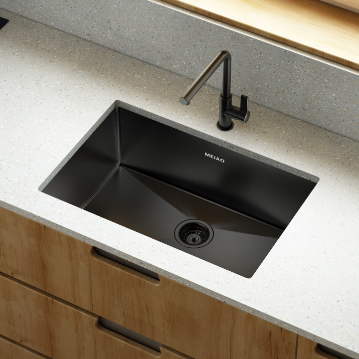 27 Inch Black Kitchen Sink Stainless Steel