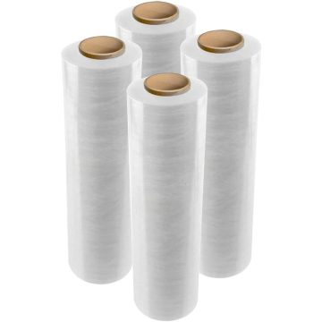 Black Polythene Plastic Stretch Film Packaging Wrap