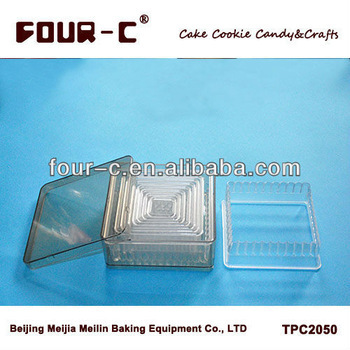 Square serrated PC cookie and pastry cutters,cookie tools set