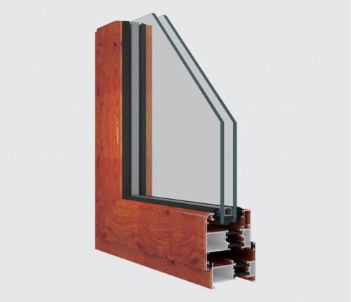 Bonne isolation thermique personnalisée 6063 Fenêtres à battements en aluminium