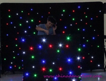 LED Star Curtain, Wedding Decoration, White Backdrop Light