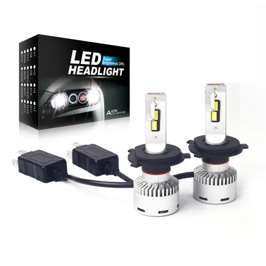 High-Brightness H4 H7 LED Headlight Kit with CANBUS 80W 16000LM for Car Lighting Systems