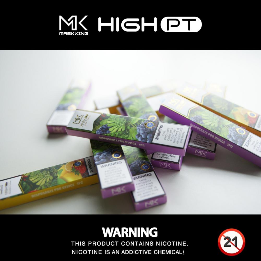 Vape desechable Maskking High PT Vs Puff Bar