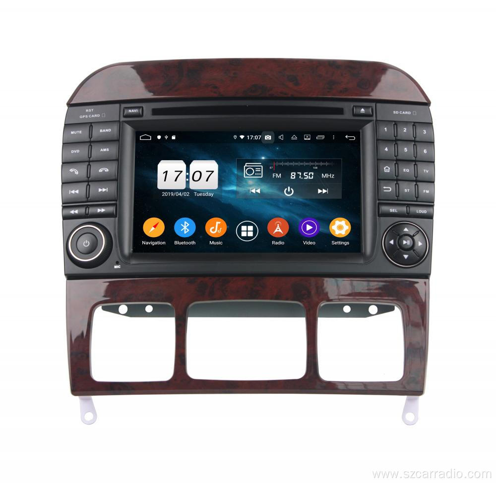 Car dvd with gps bluetooth for Mercedes-Benz S-Class