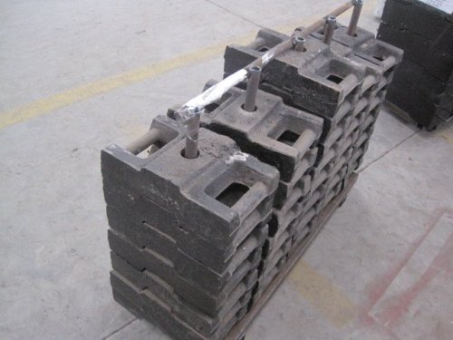 Steel - Concrete 25*36 Pcs Counter Weight Of Working Suspended Platform Parts