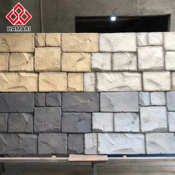 Price Natural Stone Wall Cladding Exterior Pu Faux Artificial Stone Wall Panels