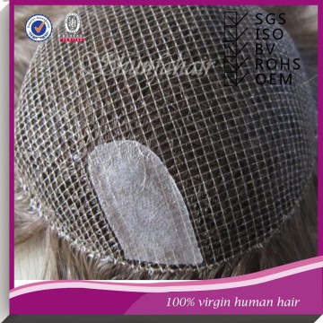 Fish net toupee,hair integration wigs,stock fish net wig,integration wigs
