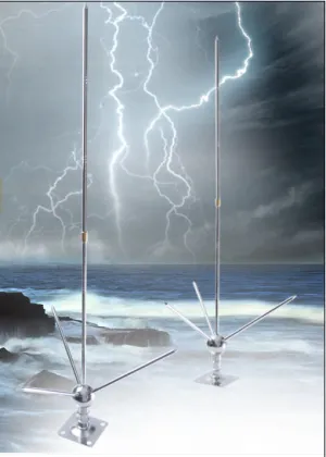 Professional lightning arrester/ Lightning conductor/ Lightning rod