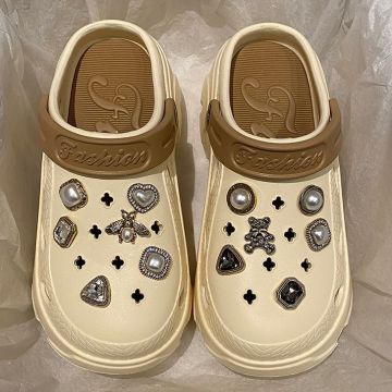 女性の装飾されたプラットフォームの詰まり - 熱い販売詰まり靴