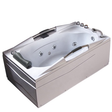 Modern Simple Style Freestanding Automatic Whirlpool Massage Bathtub