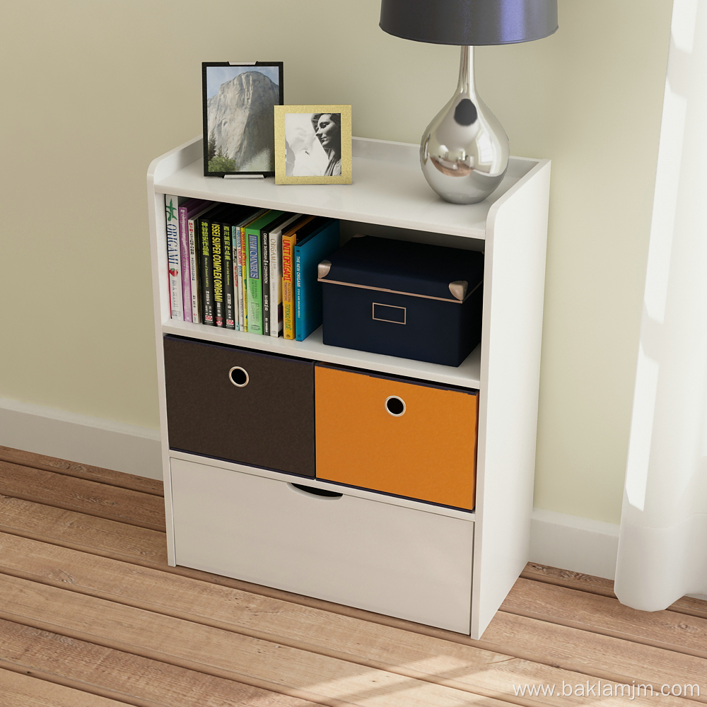 Mini Wooden Modern Bookcase