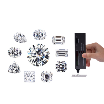 Luźne laboratorium Moissanite Kamienne Diamond Serce Cut D Color