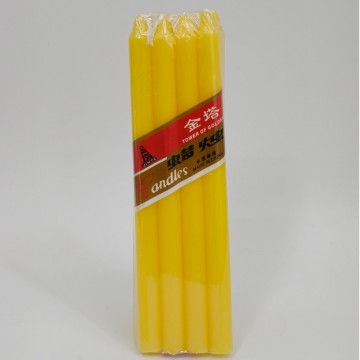 Yellow Red Cheap Price Colorful Paraffin Wax Candles