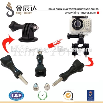 stainless steel hexagon flat head tripod screws with plastic head
