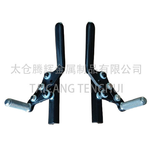 Freio de cadeira de rodas com alça de plástico com trava de segurança