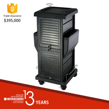 Lockable Hair Salon Trolley with Appliance Holders
