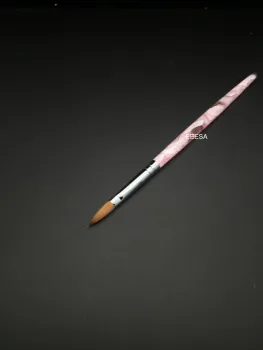 Eeesa Premium Pure Kolinsky Acrylic Handle Acrylic Nail Brush Size 8 Beauty Art