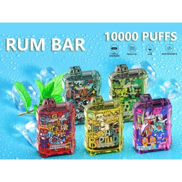 Rum BAR10000PUFF Single use Vape Rechargeable Wholesale