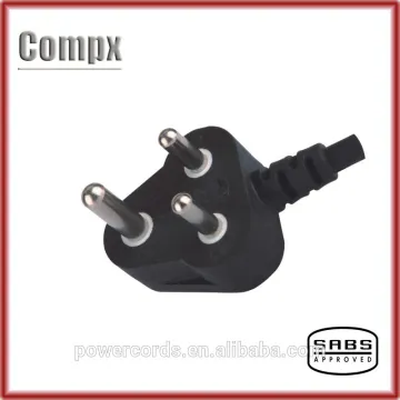 South Africa SABS standard power cord