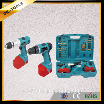 OK-tools 2PCS Power Tools Cordless Electric Drill tool set