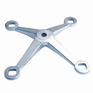 4-arm Glass spider, made of high-grade SS304 and SS316
