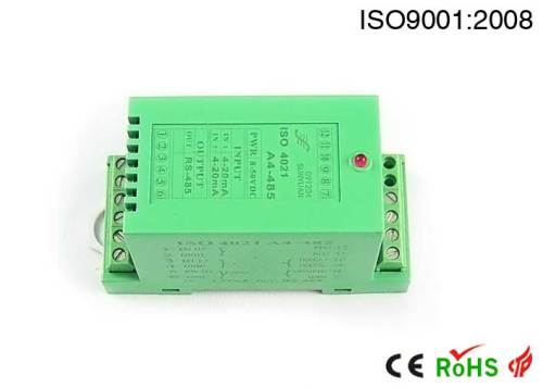 DIN Rail Isolated 4-20mA/0-10V to RS232/RS485 a-D Converter