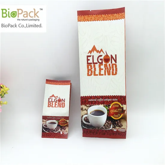 Laminated Material Gusset Biodegradable Coffee Tea Bag Wholesale