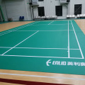 Profissional de piso de badminton interno de badminton usando