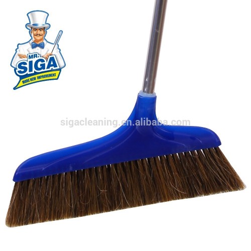 MR.SIGA mr.siga broom and dustpan set with long handle, upright