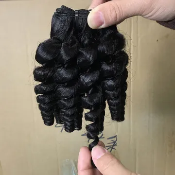 Factory wholesale 10-20 inch fumi curl hair,double drawn aunty fumi human hair,100 human brazilian hair price in nigeria