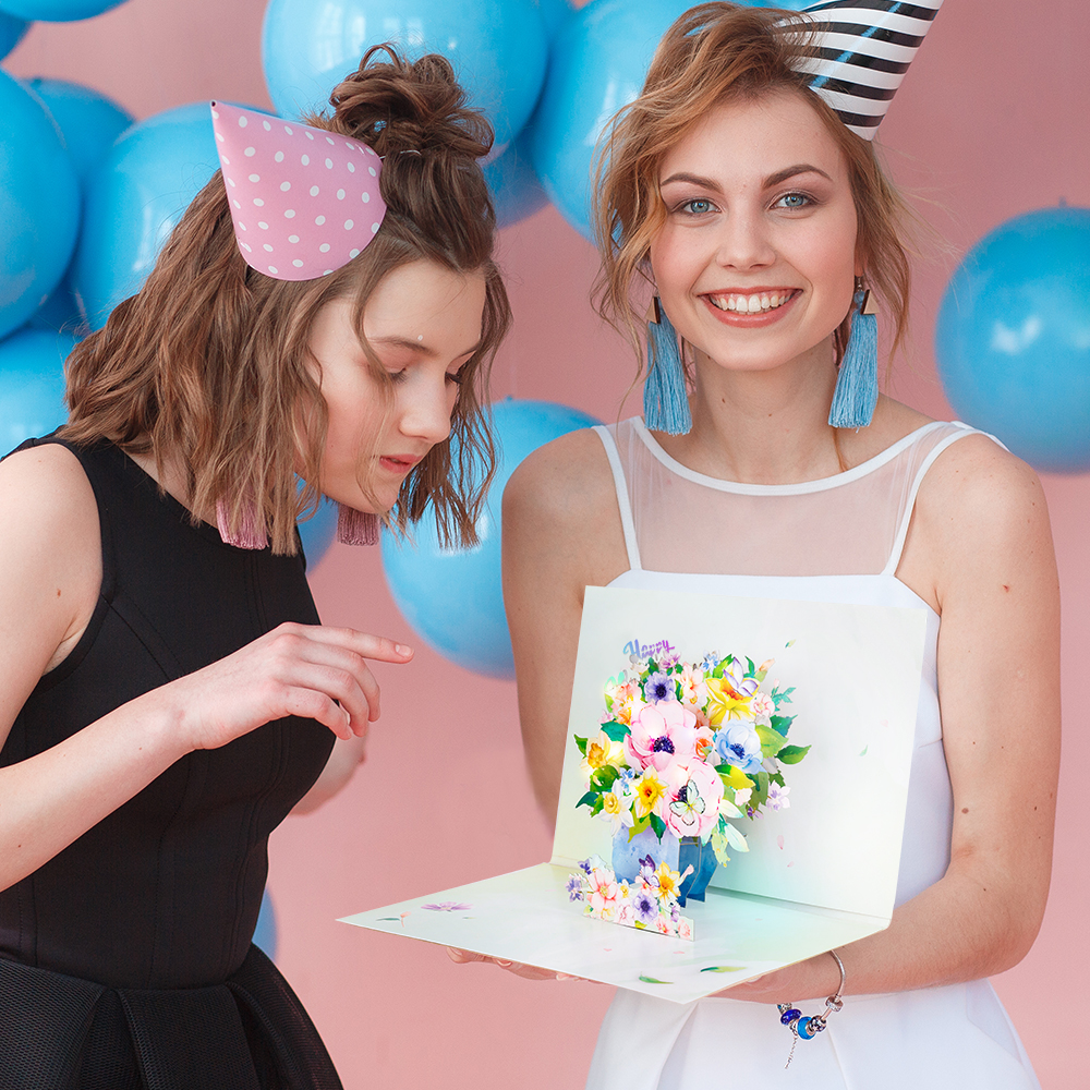 musical pop up birthday card