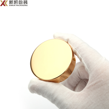 Metal Matte Gold Screw-on Bottle Caps for Jars: 38/400, 45/400, 53/400, 89/400, and 70/400 Threaded Tinplate Unishell Caps