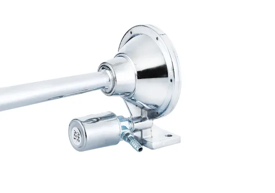 Silver Zinc Alloy Air Horn 12V