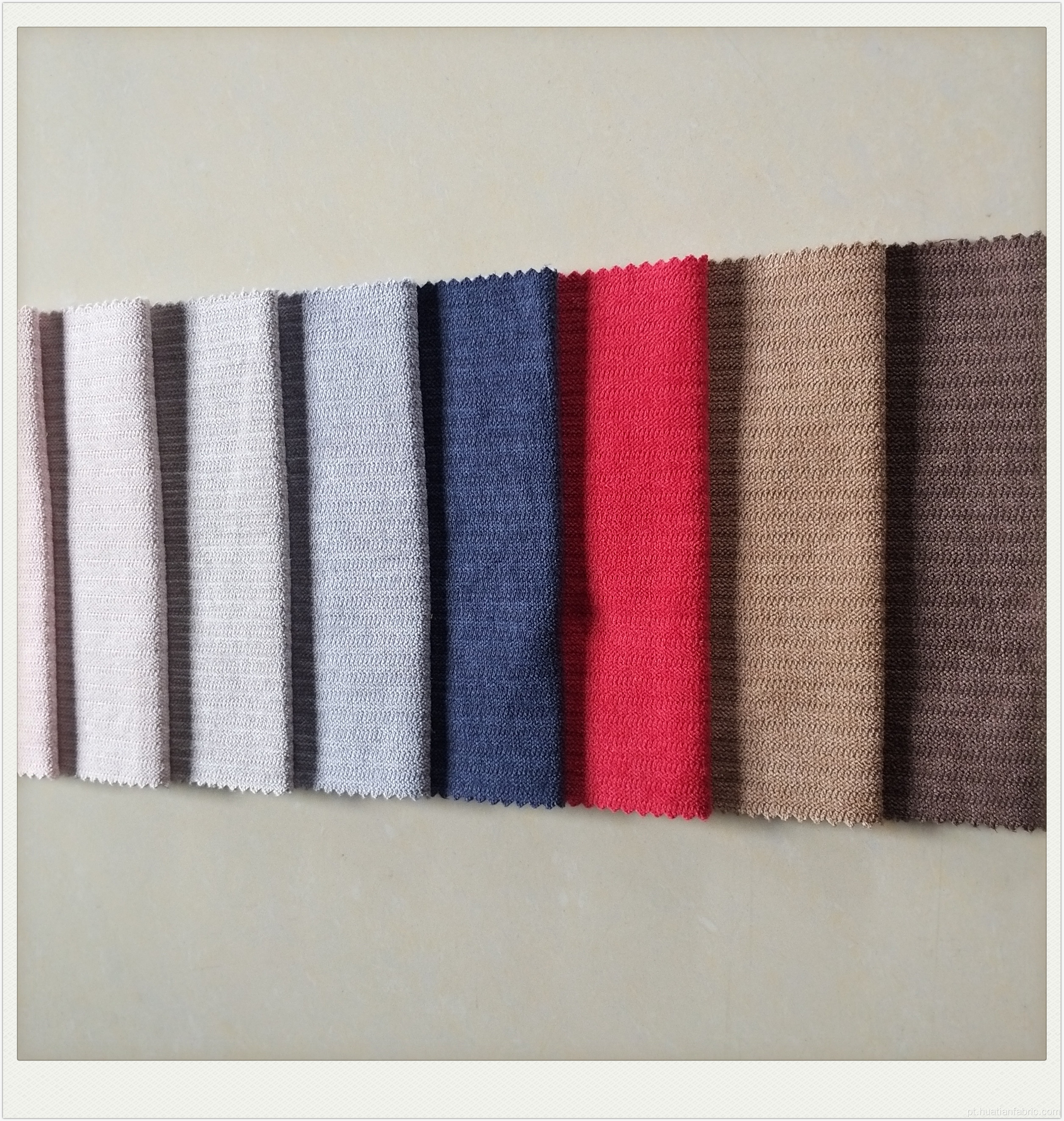 Tecido de sofá não tecido de lã para têxteis em casa