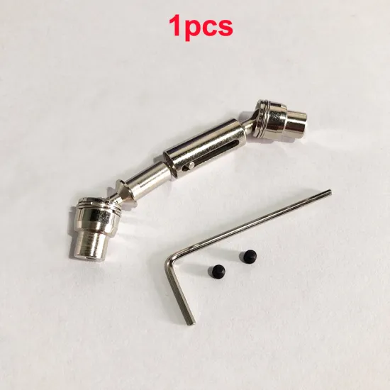 1pcs WPL D12 Model Truck Metal Drive Shaft RC Car Bridge Transmission Axle Wheel Driven Cardan Shaft Universal Joint for DIY