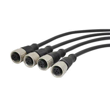 4 Pin M12 Female A Coded Connector Cable