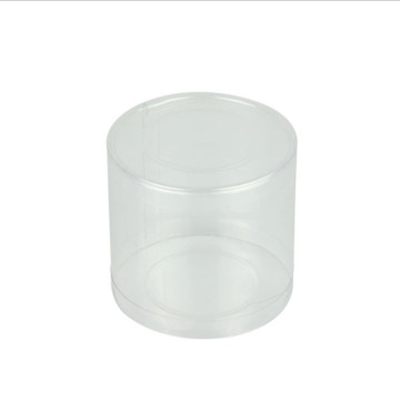 Transparent round packaging clear plastic cylinder