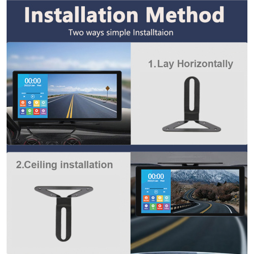 10.36 inch truck monitor system mobile phone interconnection
