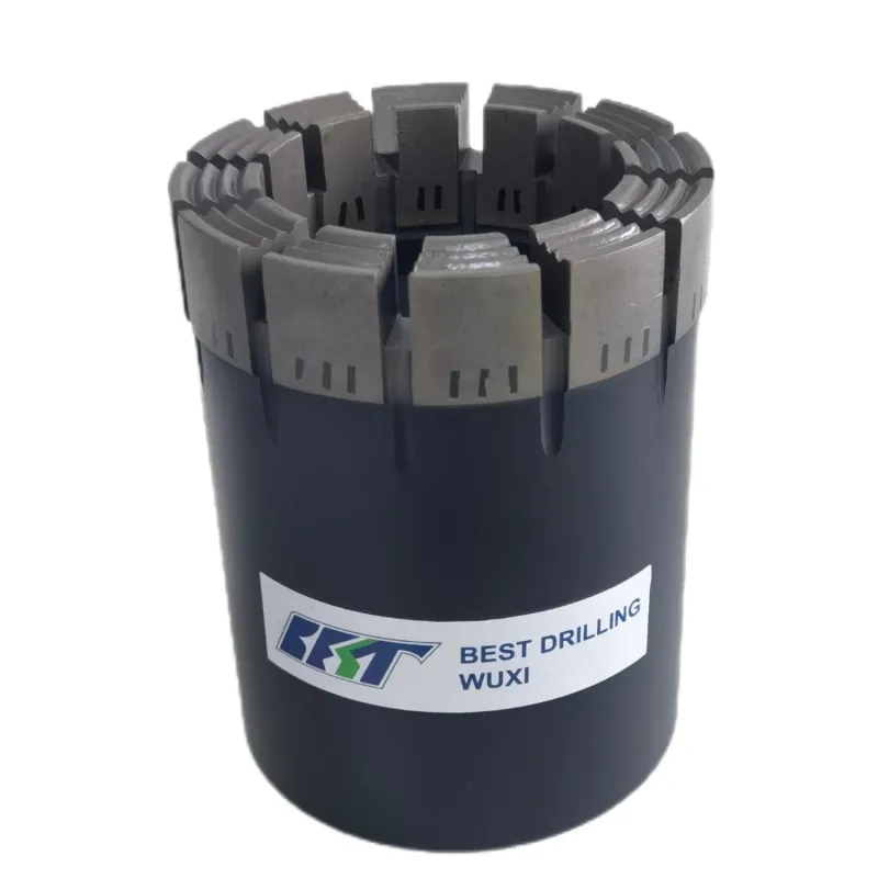 HQ Pq Nq Impregnated Diamond Core Drill Bits for Exploration Coring Drilling
