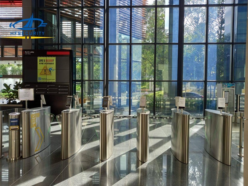 High-Level Intelligent Protection! HFSecurity's Turnstile Access Control Solution Helps Banks Upgrade Smart Security