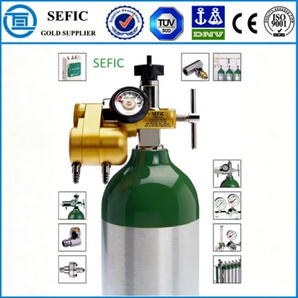 High Pressure Seamless Aluminum Gas Cylinder Oxygen Gas Cylinder